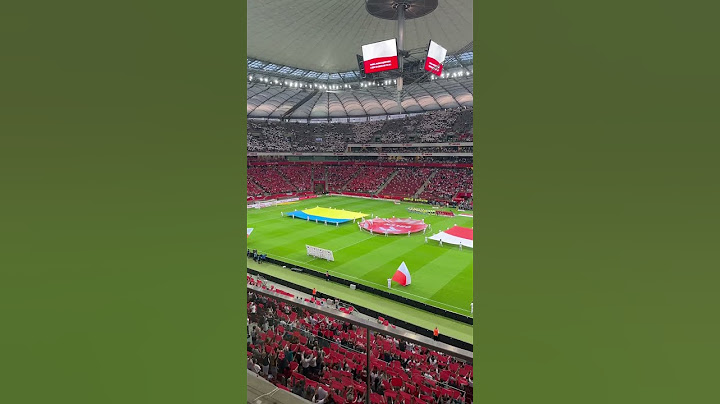 Stadion Narodowy. Polska - Ukraina. Hymn narodowy Polski #stadion #polska #ukraine #hymn #shorts