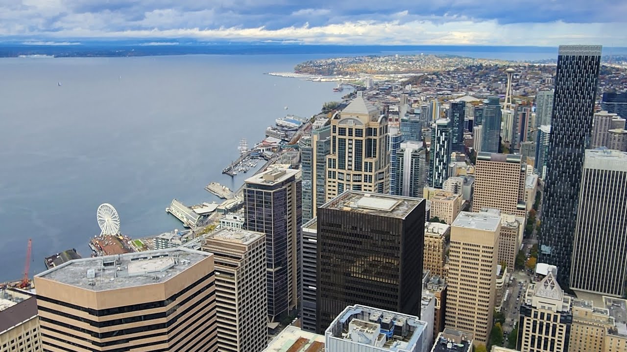 Seattle Skyline from Sky View Observatory 
