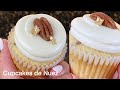 Cupcakes de Nuez| pecan cupcakes