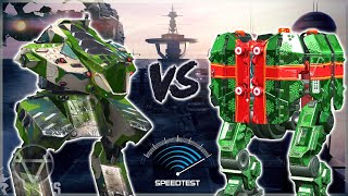 [WR] 🔥 Shell VS Rhino (buffed) - Speedtest Comparison | War Robots