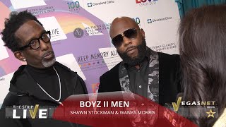Shawn Stockman and Wanya Morris (with Maria Ngo) | Media Interview on THE STRIP LIVE ★ Watch