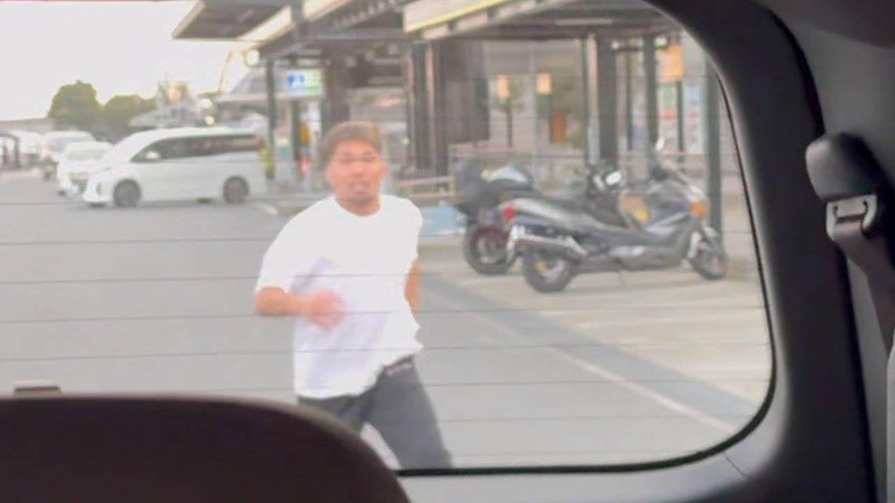 【ドッキリ】ドンマイ川端を海老名サービスエリアに置き去りにしてみた。