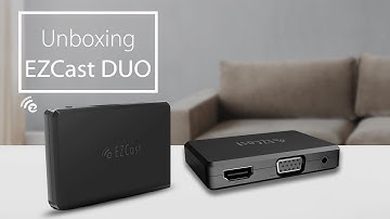 Unboxing EZCast DUO mobile display adapter