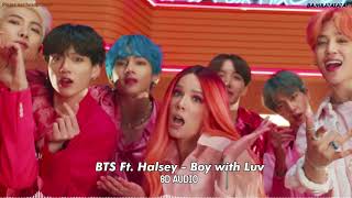 [8D AUDIO] BTS feat. Halsey - Boy with Luv (PLEASE USE HEADPHONES!)