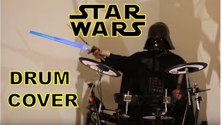 DARTH VADER / STAR WARS theme song drum cover - MASK drumming chords