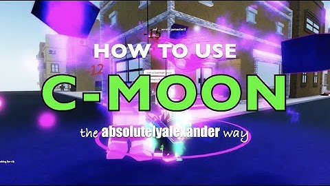 [YBA] How to use C-MOON Effectively · Roblox Tutorial
