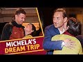 Il viaggio di Michela con l'AS Roma e la sorpresa di Totti
