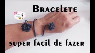 Bracelete de biscuit - faça e venda