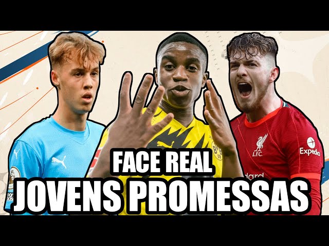 FIFA 23 : JOVENS PROMESSAS com FACE REAL para o seu MODO CARREIRA pt 3 (  Atualizado ) 