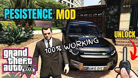 HOW TO INSTALL PERSISTENCE MOD IN GTA 5 | SAVE, LOCK & UNLOCK VEHICLES IN GTA 5 MODS 2023 Hindi/Urdu