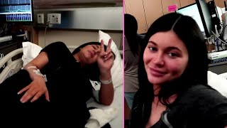 Kylie Jenner shares labor room videos of the birth of baby Wolf \& with Travis Scott \& Stormi..