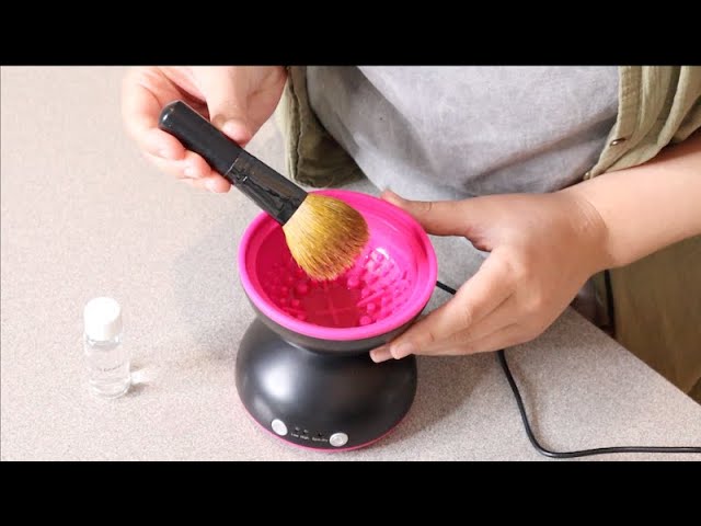 DEAL CICK Makeup Brush Cleaner Machine, Fast Electric Makeup Brush