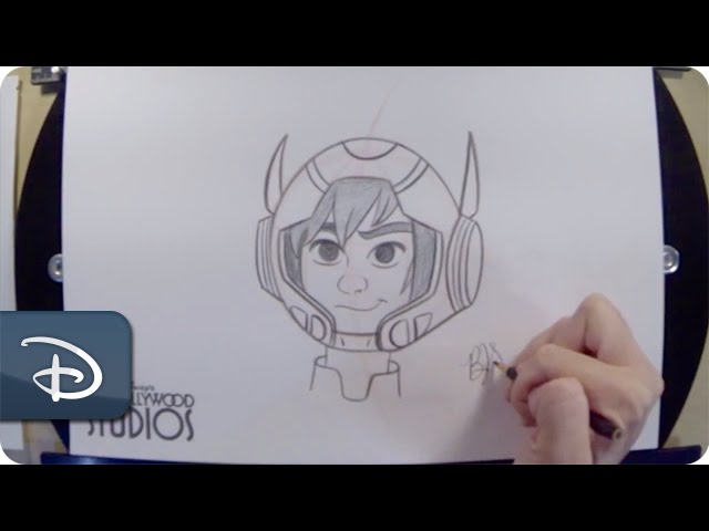 How-To Draw Hiro From Disney's Big Hero 6 | Walt Disney