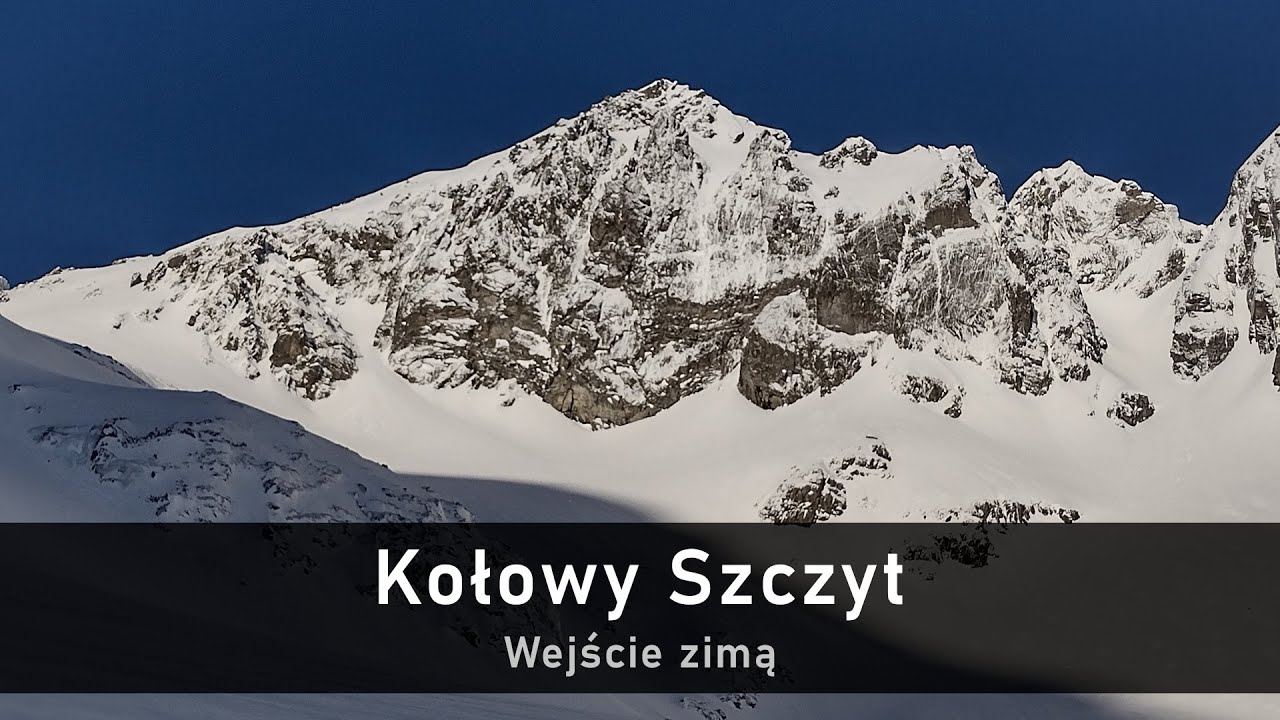 Kołowy Szczyt - wejście zimą
