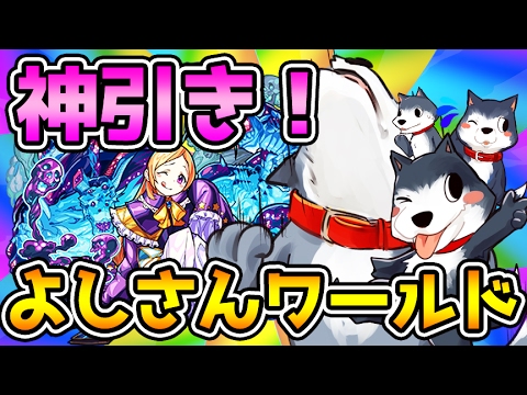 【モンスト】またもや超神引き！？超獣神祭でよしさんが☆５キャラを当てまくる！【生声モンスターストライク実況】