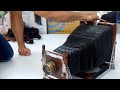 Antique wooden camera 1915 shot w Fujifilm X10 @ 30fps