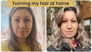 How i failled to tone my blonde hair at home?