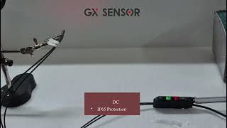 GX SENSOR Fiber Optic Amplifier | Model: X-FA-DDP-501-C | High-Speed Industrial Sensor