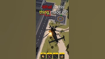 Bro what is this helicopter made of? #roblox #wartycoon #gaming #military #shorts