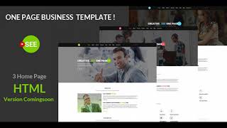 .See Onepage Creative PSD Template | Themeforest Website Templates and Themes