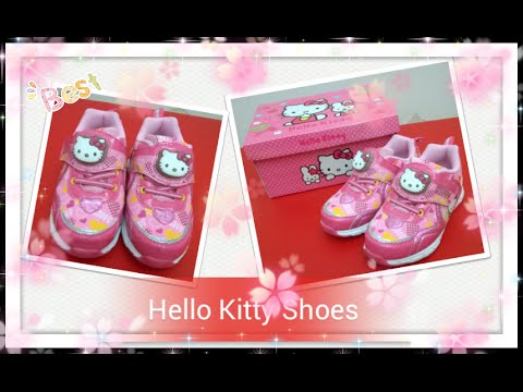 써니 sunny 헬로키티 반짝이 발광 유아 운동화 유아 신발 Hello kitty Kids lighting Emitting shoes  ハローキティ 発光 照明 スニーカー