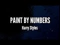 Paint By Numbers Harry Styles Lyrics