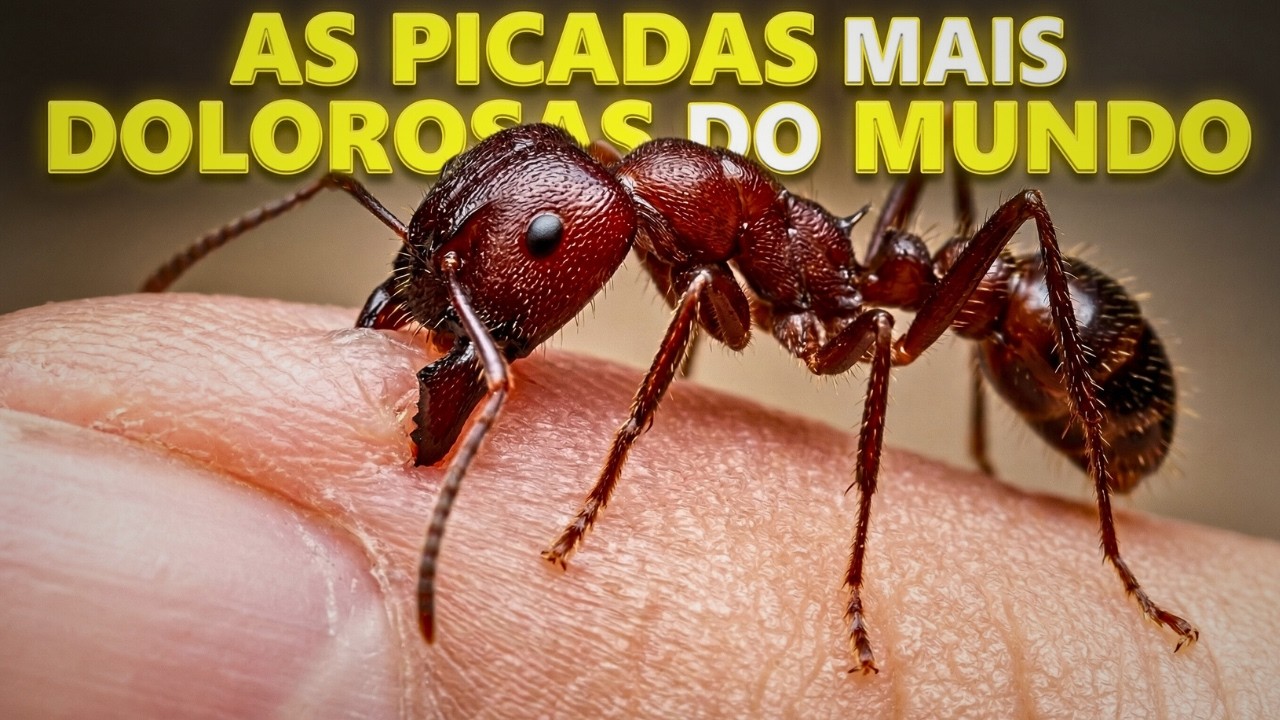INSETOS COM AS PICADAS MAIS DOLOROSAS DO MUNDO