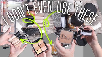 MAKEUP COLLECTION & DECLUTTER || Concealers & Powders