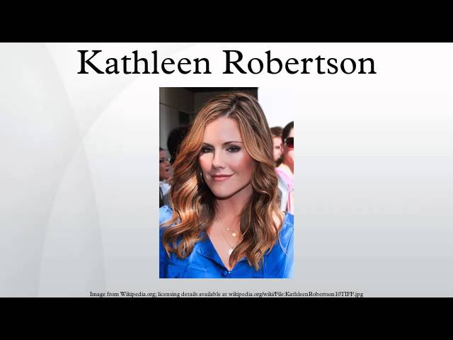Kathleen Robertson - Wikipedia
