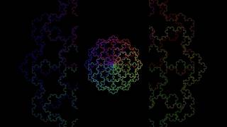 snowflake effect using python #programming #python #coding