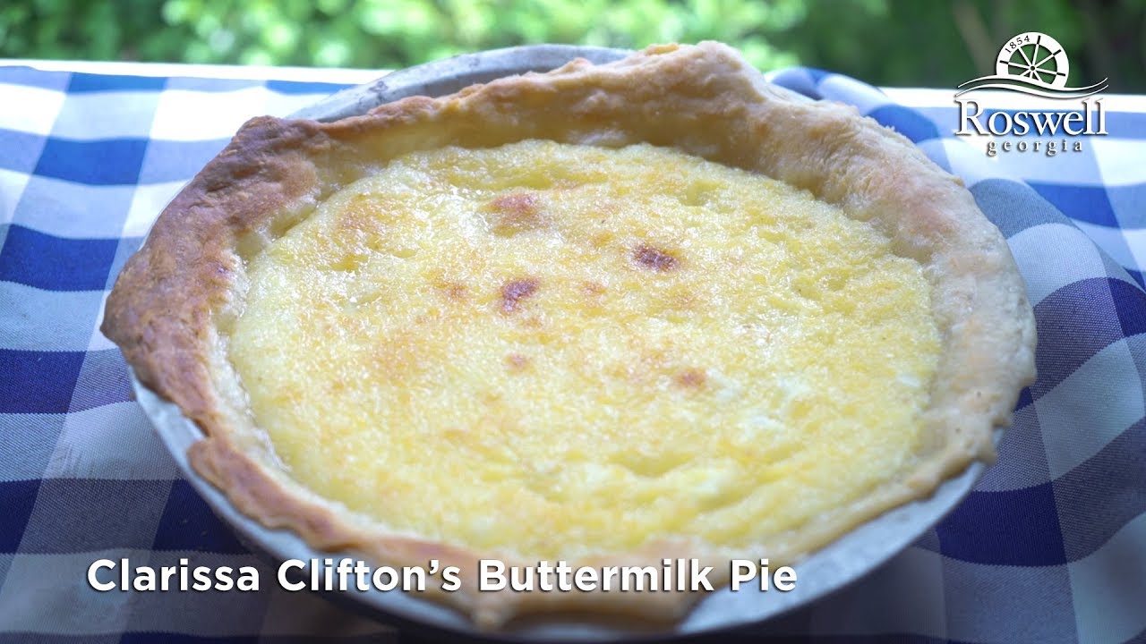 Living History in Roswell: Clarissa Clifton's Buttermilk Pie