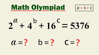 Math Olympiad | A Nice Exponential Problem | 95% Failed to solve!