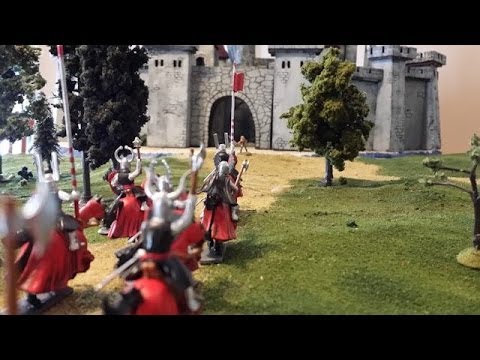Storm The Castle Diorama Part 6 terrain and trees diya tailors