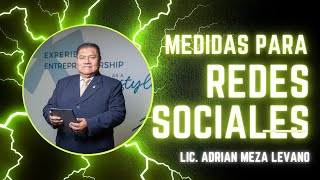 MEDIDAS OFICIALES PARA PUBLICACIONES EN REDES SOCIALES