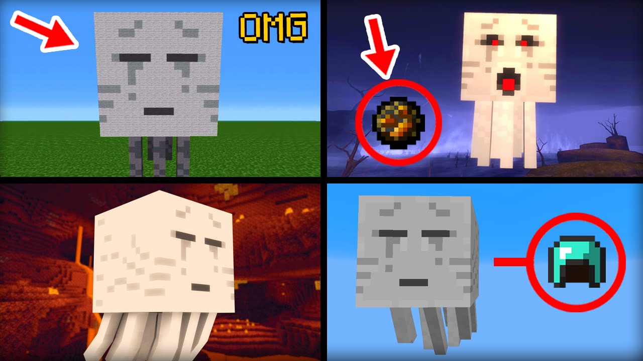 Minecraft: 15 Things You Didn't Know About the Ghast - YouTube
