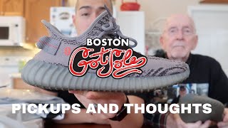 GRANDPAS FIRST SNEAKER SHOW /THOUGHTS AND PICK UPS AT BOSTON GOT SOLE