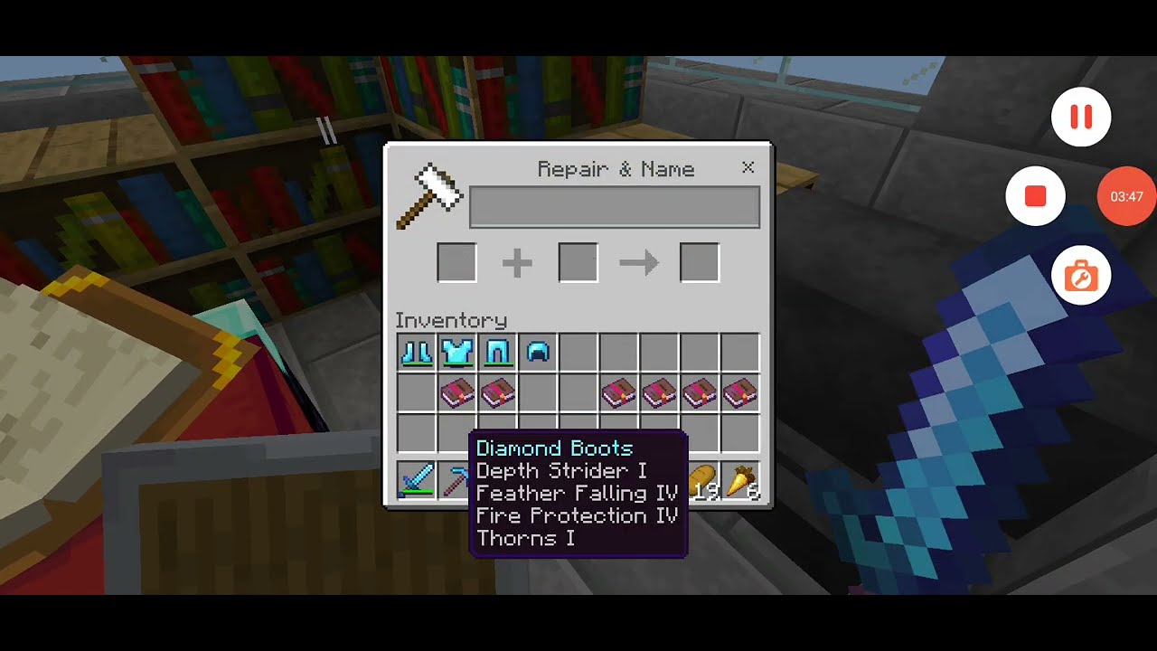 I ENCHANTED MY ARMOUR AND TOOLS. MINECRAFT SURVIVAL SERIES S-2 EP-10 ...