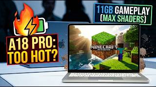 MacBook Neo Minecraft Test: Max Settings + Shaders (A18 Pro Performance)