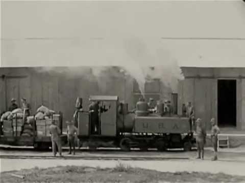 WWI Footage: Narrow Gauge Train Lines in France - Historic Trains & Railways - CharlieDeanArchives