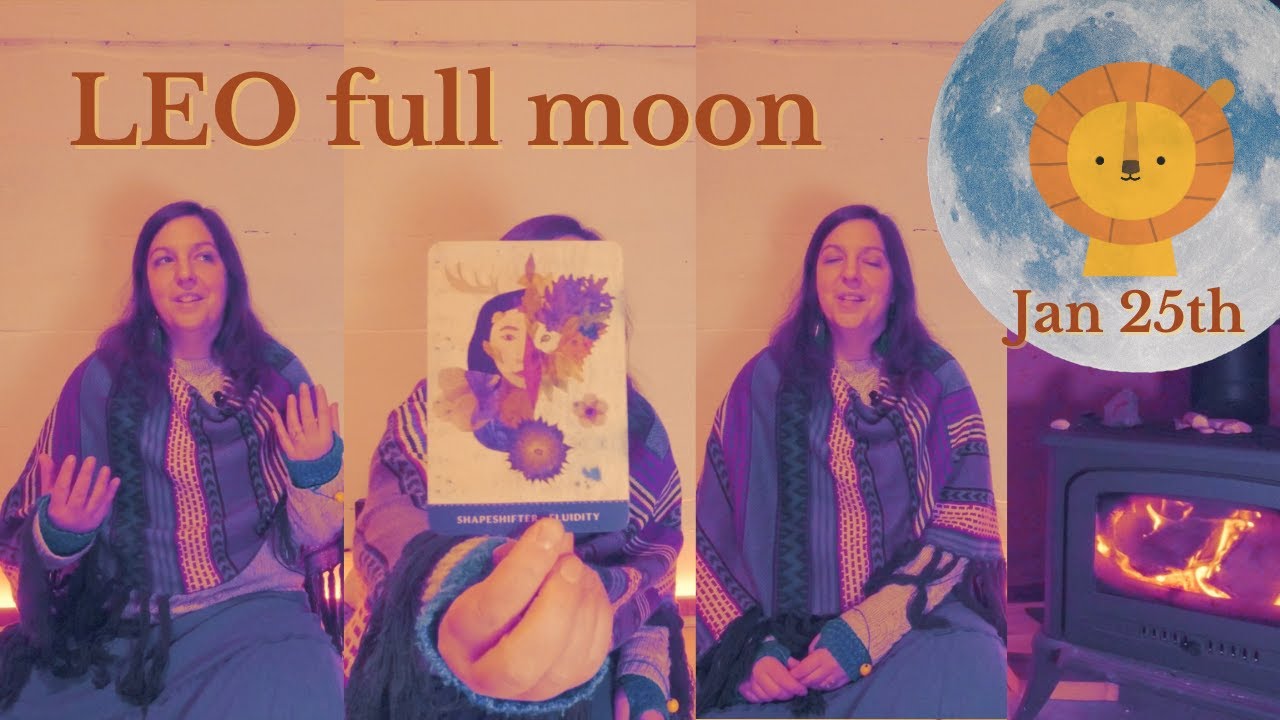 LEO Full Moon 🦁 🌝 January 25th 2024 💗 Find Your Inner Fire of Love 🔥 ...