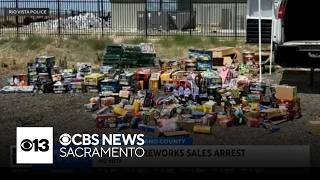 Over 1,500 pounds of illegal fireworks seized in Rio Vista, 1 arrested