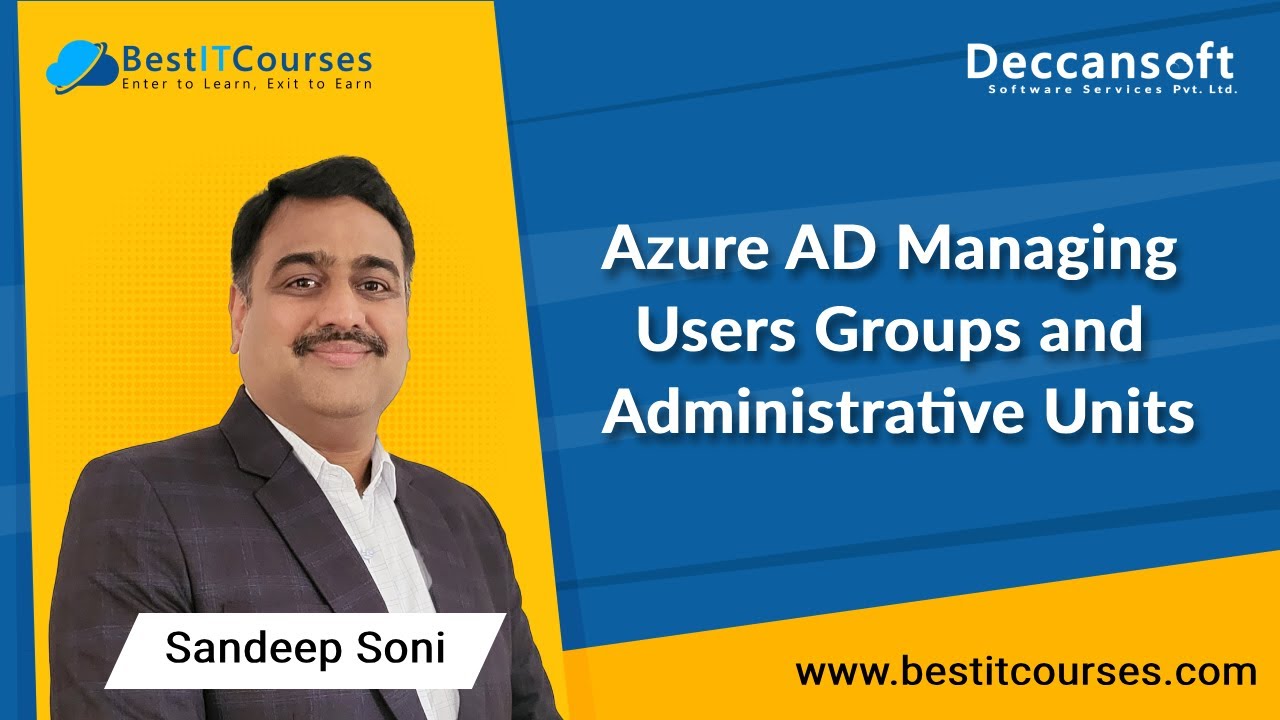 Azure AD Managing Users Groups and Administrative Units - YouTube