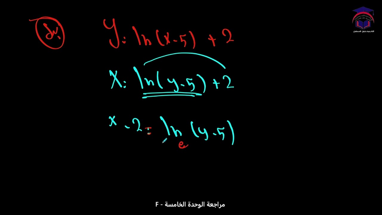 Math 11 S2 F talat مراجعة  الوحدة  الخامسة ‏رياضيات الصف ‏الحادي عشر