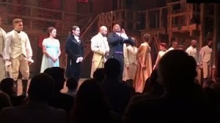 'Hamilton' cast delivers message to VP Pence