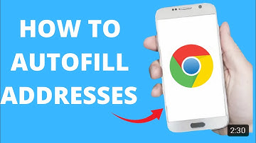 How To Autofill Addresses in  Chrome Browser (Quick Tutorial)