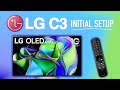 LG C3 OLED evo TV | Initial Setup