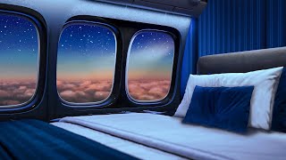 Private Jet Nighttime Experience | Airplane White Noise to Sleep screenshot 5