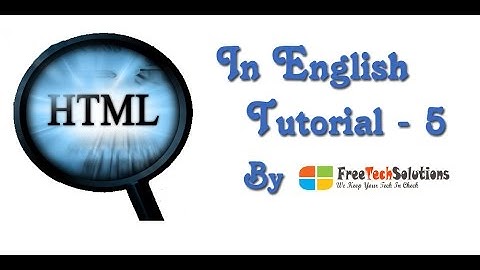 HTML Escape Characters in English - Tutorial 5