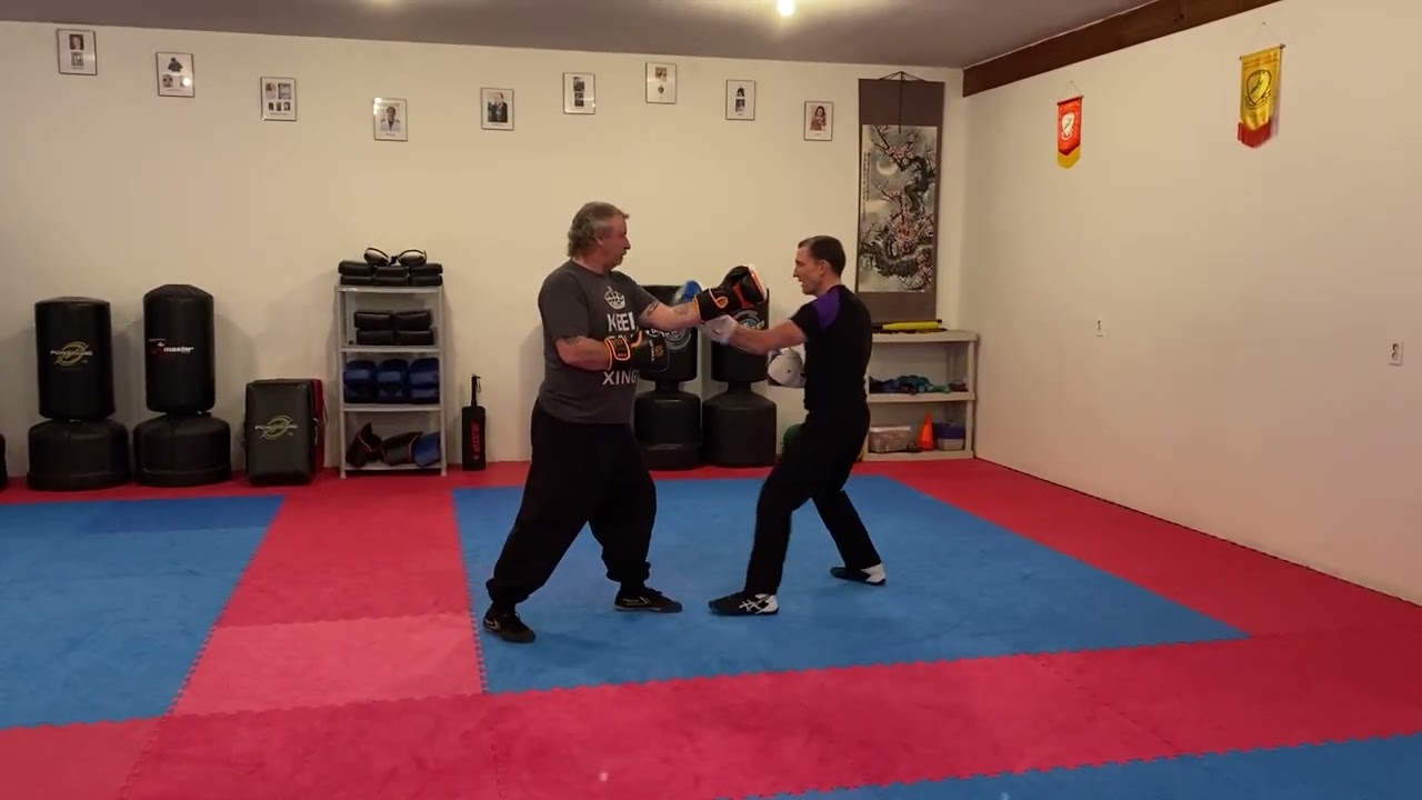 Beng Chuan - How to use the Crushing/Wood Fist of Hsing-I in a sparring context (Kung Fu - Lesson 9)