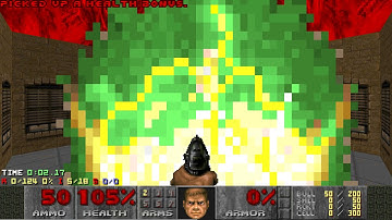 [TAS] Doom 2 Map 21 UV-Speed with Turbo in 0:02.63